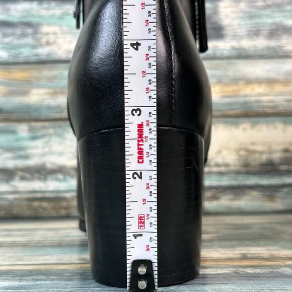 Blondo Womens 8.5M Waterproof Ankle Boot Black Double Zipper Casual Winter Work - Picture 11 of 12